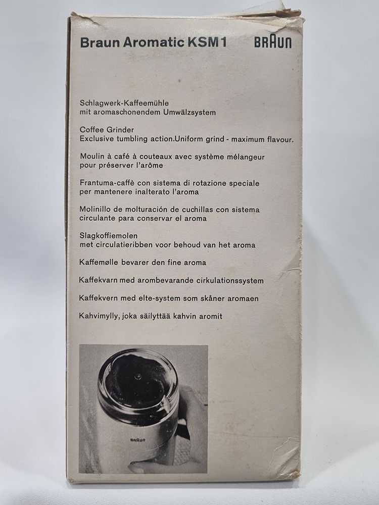 브라운 아로메틱 KSM1 커피 그라인더 이미지