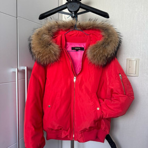 [새것]GGPX 오버핏 오리털 후드 퍼 패딩 자켓M