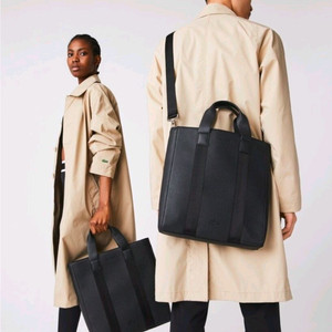 미개봉 라코스테 토트백 겸 크로스백 블랙