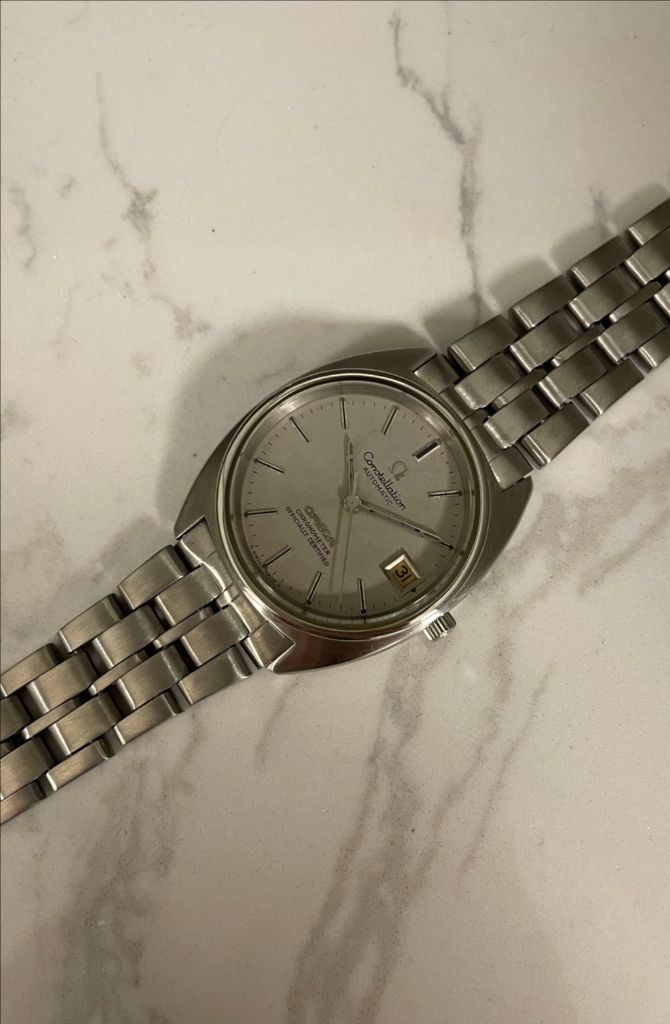 오메가 컨스틸레이션 크로노미터 빈티지 오토매틱 시계 이미지