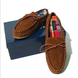 [새상품] 270) 폴로랄프로렌 남성용 맥과이어 뮬 로퍼 네이비/베이지