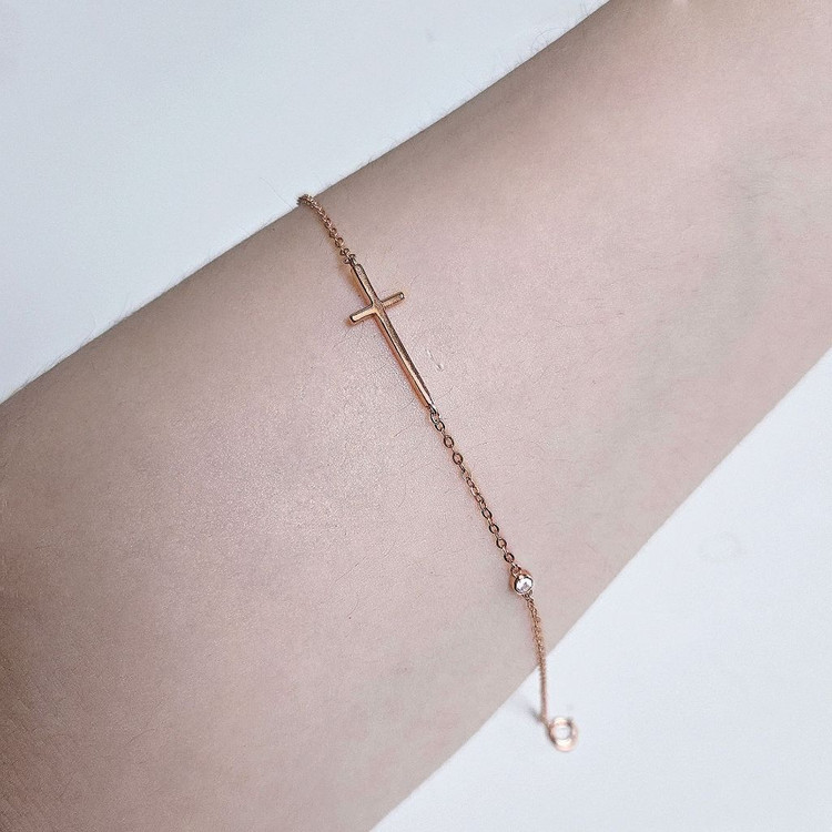 새상품,선물박스포장]925실버 순은 각인 십자가 팔찌/목걸이 귀걸이 반지 진주 샤넬 14k 18k 스와로브스키 디올--2