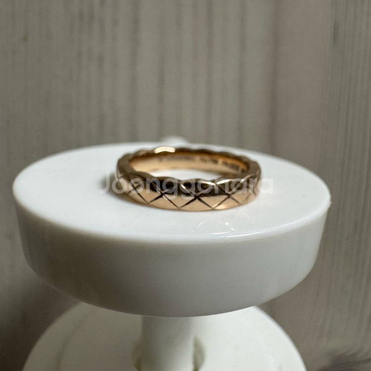 샤넬 코코크러쉬 반지 미니 베이지골드 46--4