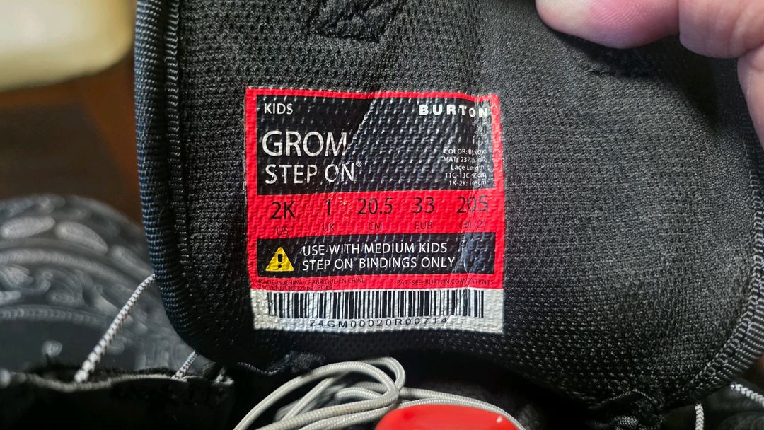 아동용 스텝온 부츠 바인딩 데크 세트 팝니다--6