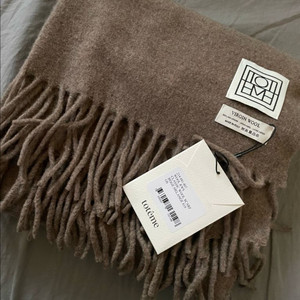 토템 클래식 울 스카프 베이지 멜란지 머플러