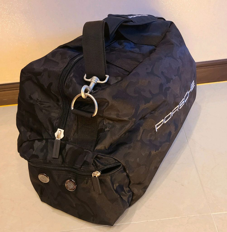 (새상품)포르쉐 블랙 골프 보스턴백 헬스장 필라테스 여행 가방 무료배송 이미지