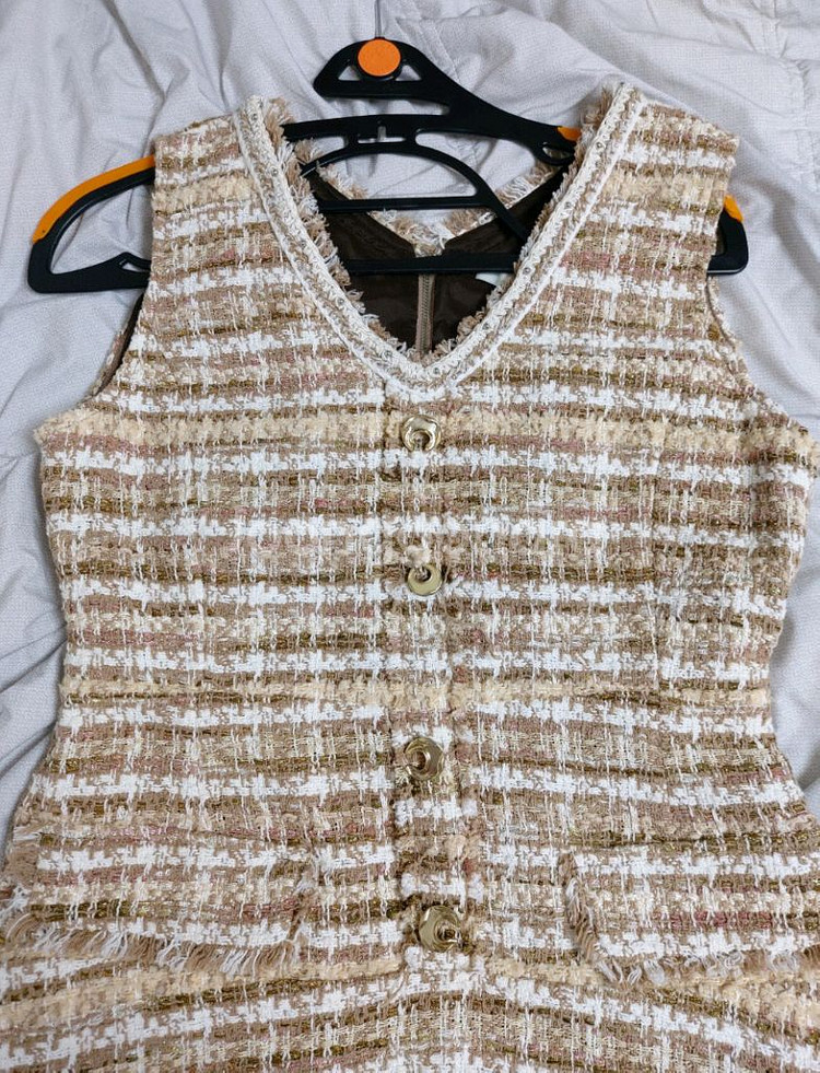 듀엘 트위드원피스55 DEWL--2