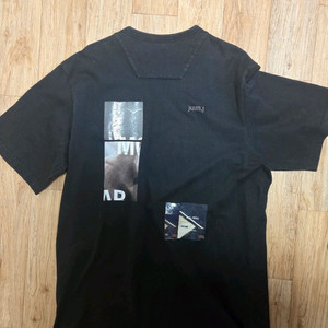 준지 블랙 그래픽 반팔 티셔츠 판매