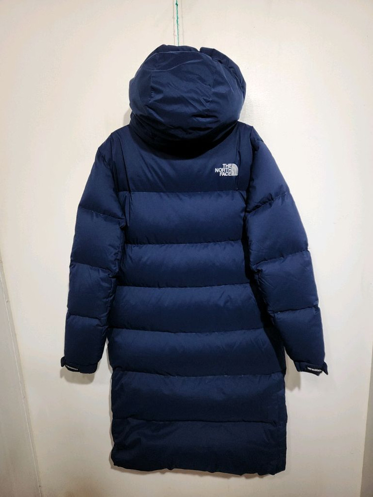 (100) 노스페이스 오리털 롱패딩 점퍼 네이비 다운코트 이미지