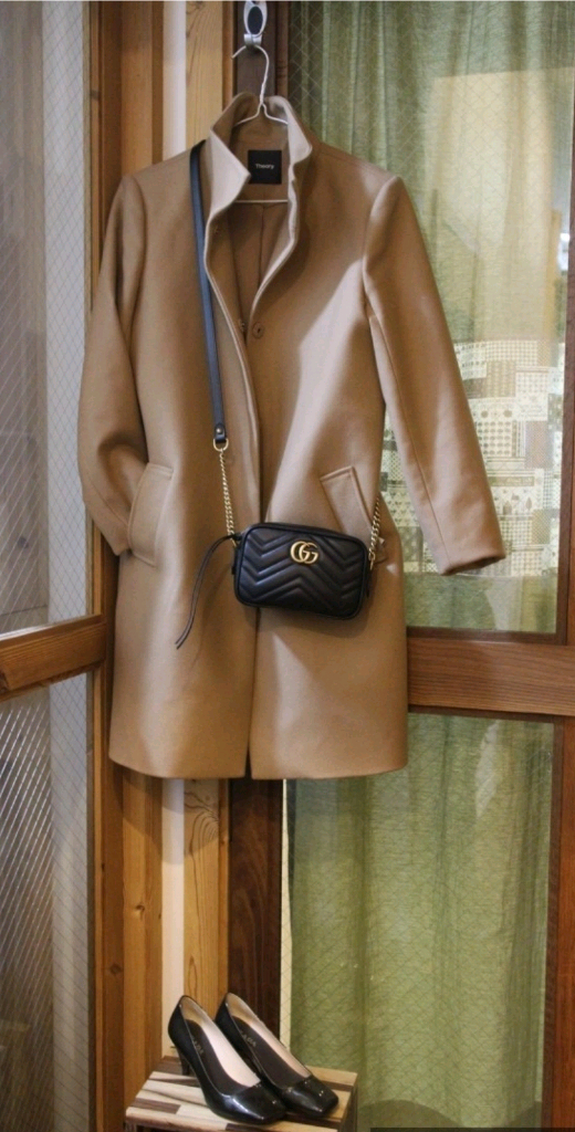 띠어리 캐시미어울 코트 사이즈S--1