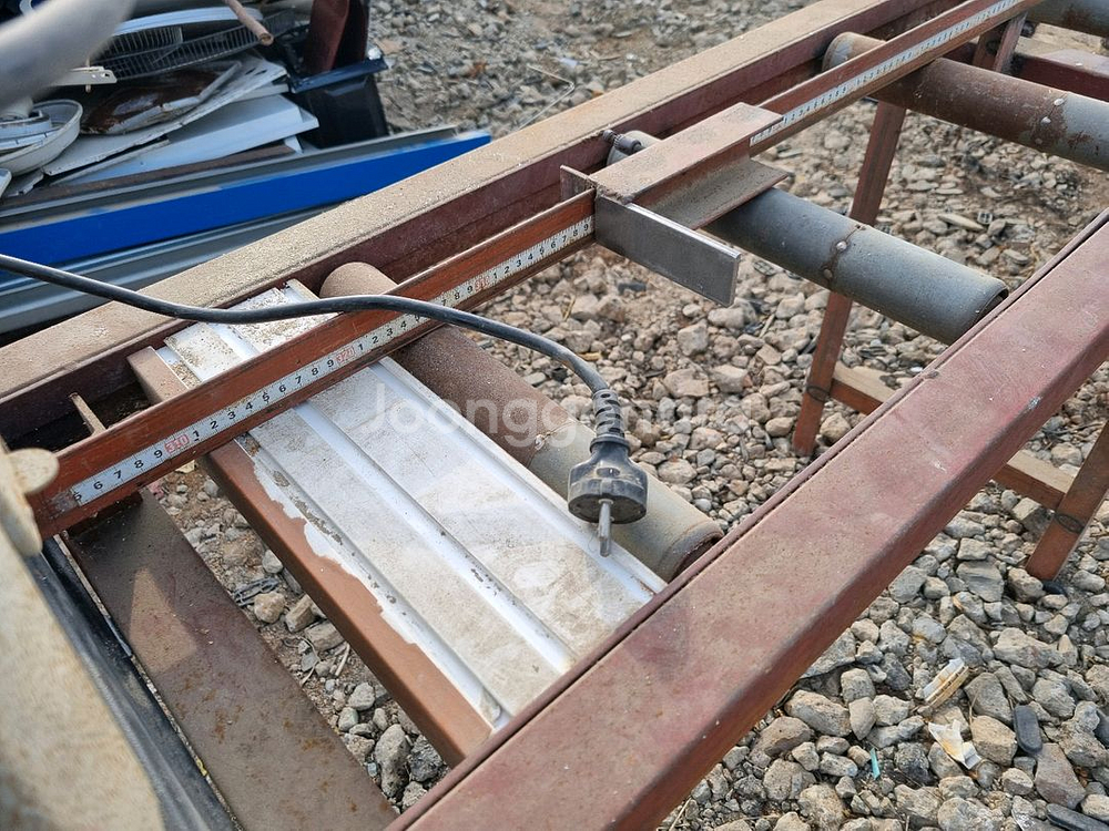 롤러테이블 절단기, 파이프 절단, 롤러 작업대-평택 직거래 택배불가--3