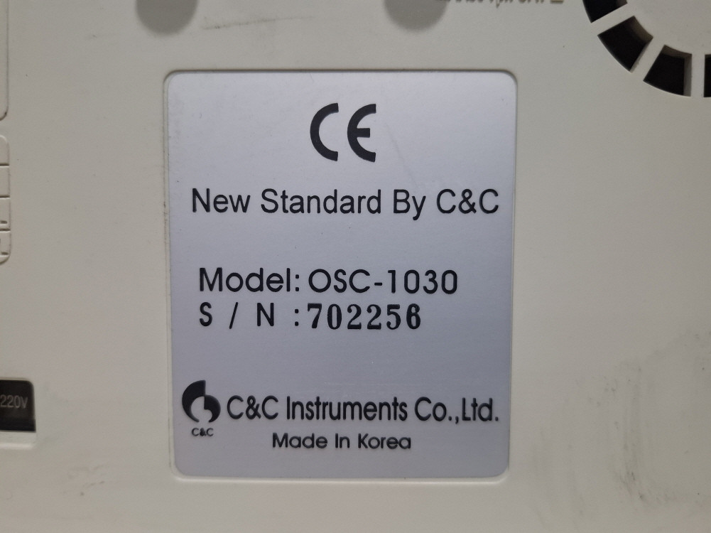 C&C OSC-1030 Oscilloscope 30HMz 오실로스코프--2
