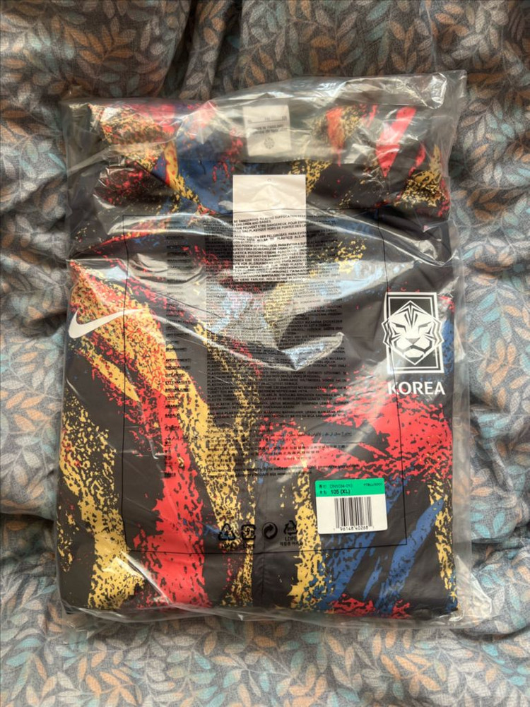 [XL] 나이키 축구 국가대표 선수지급용 바람막이 awf 풀집자켓--1