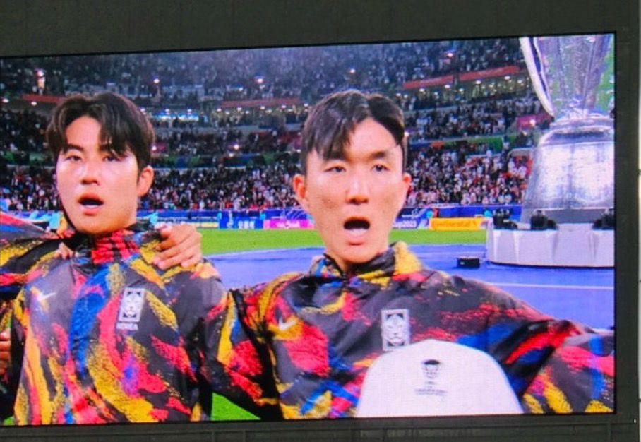 [XL] 나이키 축구 국가대표 선수지급용 바람막이 awf 풀집자켓--5