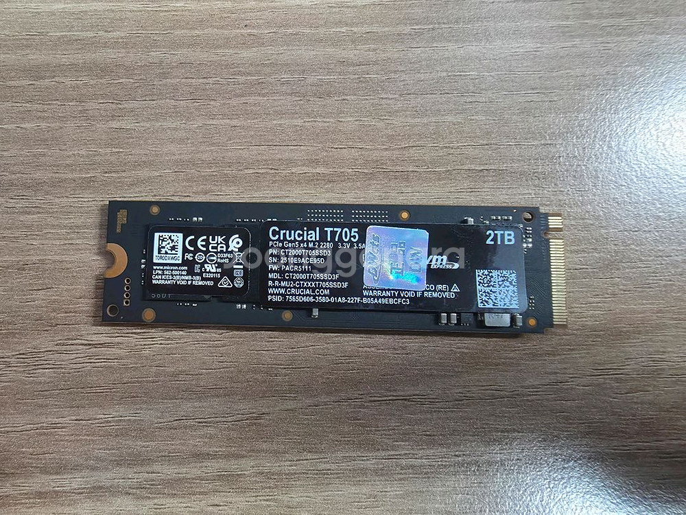 Crucial T705 Gen5 NVMe M.2 SSD 2TB 대원정품--1