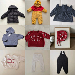 겨울 XS 90호 우주복 패딩 블라우스 맨투맨 니트 보냇