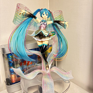 설 할인 택포 하츠네 미쿠 10주년 스케일 피규어 고전 미소녀 보컬로이드