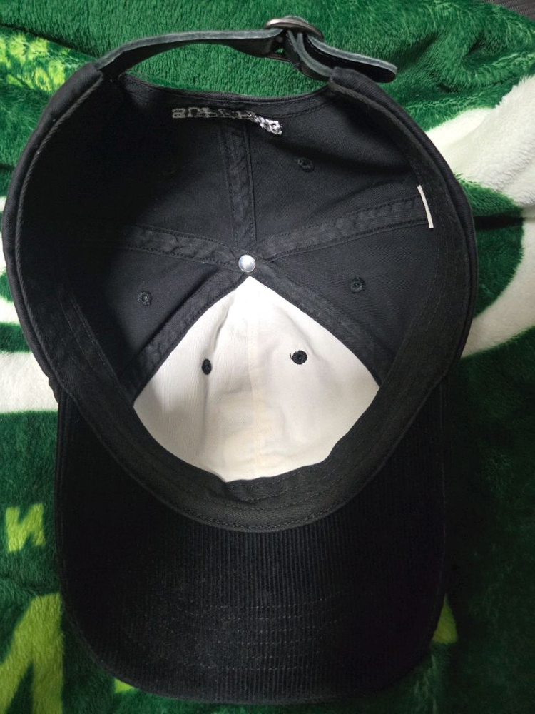 슈프림 투톤 S로고 6패널 블랙 24ss--1