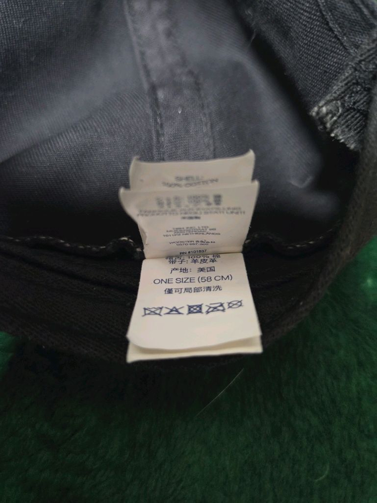 슈프림 투톤 S로고 6패널 블랙 24ss--3