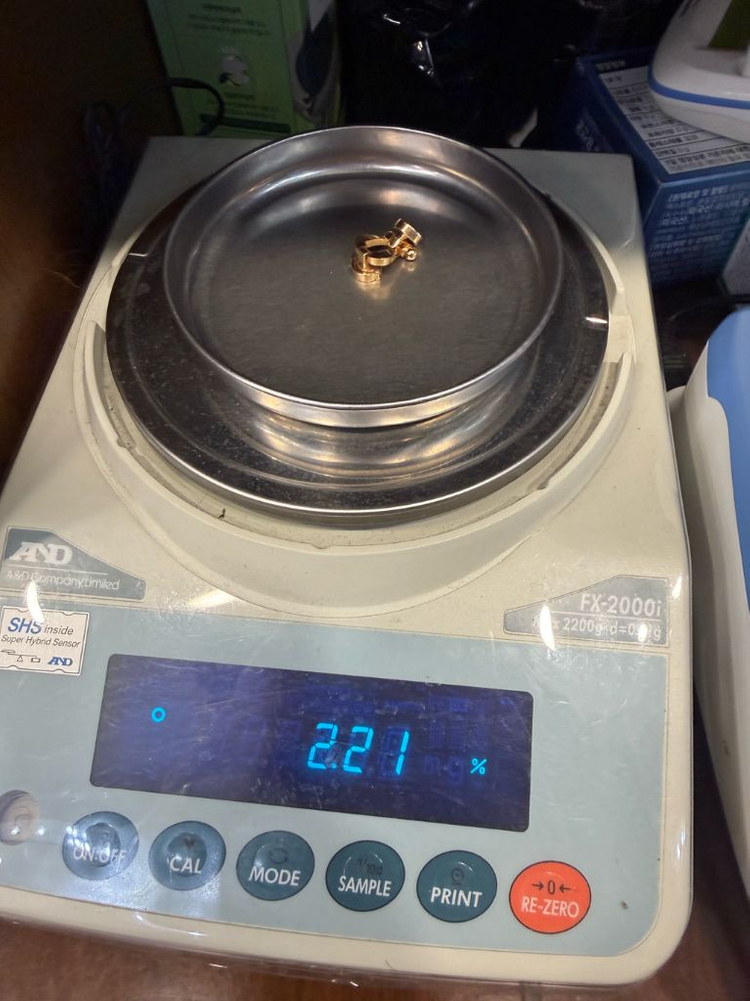 프레드 제작 18k 2.5돈--2