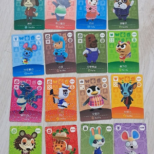 닌텐도 스위치 동물의숲 아미보카드 미첼 + 잡 아미보카드 일괄