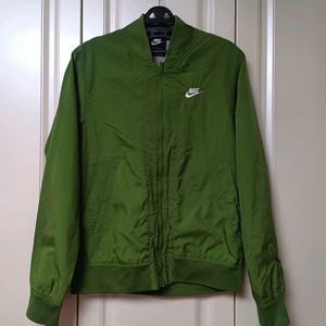 나이키그린 나일론 붐버점퍼자켓 S 남성95/여성55~66