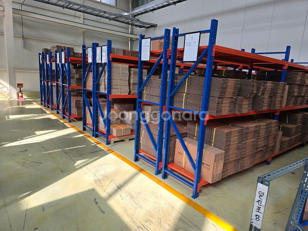 최저가 철제선반 창고랙 무볼트앵글 중량랙 새제품 최저가--6