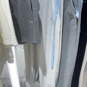 타낫 벨루아 조거 팬츠 멜란지 화이트