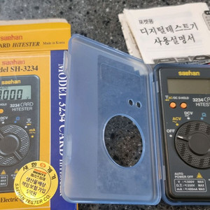 새한계기 SH-3234 카드형 디지털 테스트기