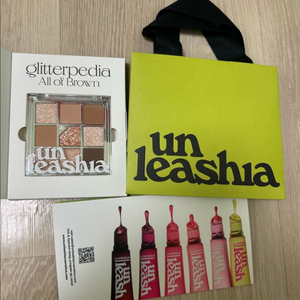(새상품) 언리시아 글리터피디아 아이 팔레트 2호 올 오브 브라운