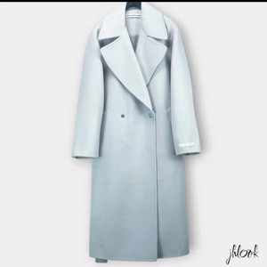 새옷) 플레이그라운드 울90 핸드메이드 롱코트