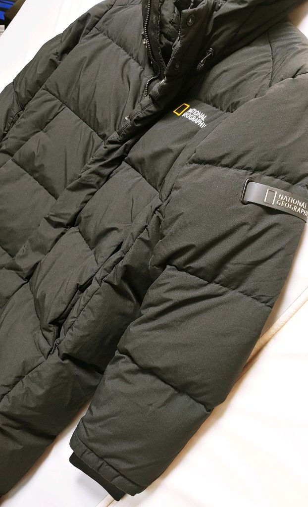 [L] 내셔널 지오그래픽 롱패딩 점퍼 블랙1471 이미지