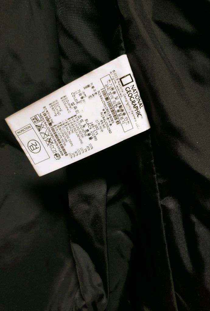 [L] 내셔널 지오그래픽 롱패딩 점퍼 블랙1471 이미지