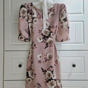 아뜨랑스 악녀일기 타임레이디 H라인원피스 플라워원피스 가을원피스