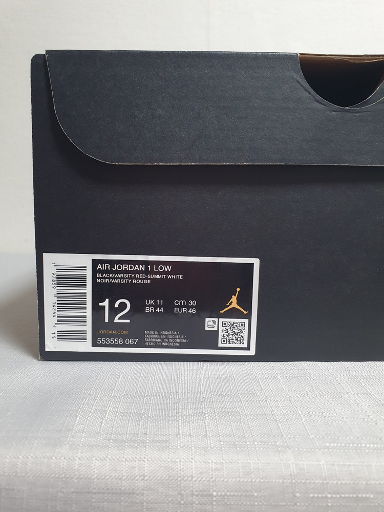 나이키 에어조던1 로우 B/R 농구화 300 새상품 택포--8