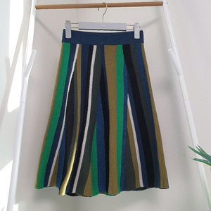 겐조 믹스드 플레어 니트 밴딩스커트