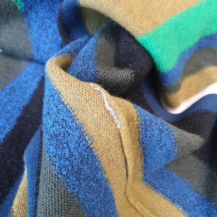 겐조 믹스드 플레어 니트 밴딩스커트--4