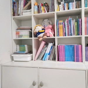 리바트꼼므 키즈 수납장 책장 이미지