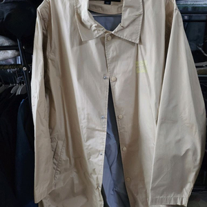 3회착 스투시 카코트 코치자켓 레인코트 베이지 M