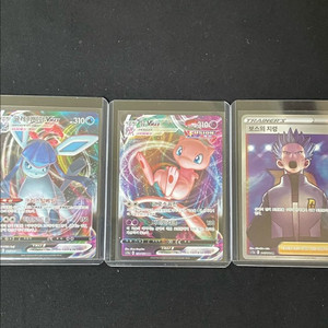 포켓몬카드 뮤,글레이시아 RRR 판매 이미지