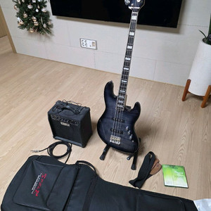 베이스 기타 앰프 세트 이미지