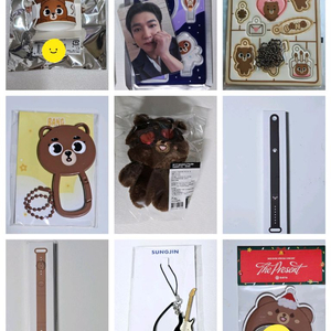 데이식스 성진 데니멀즈 쁘띠멀즈 스트랩 팔찌 뱃지등