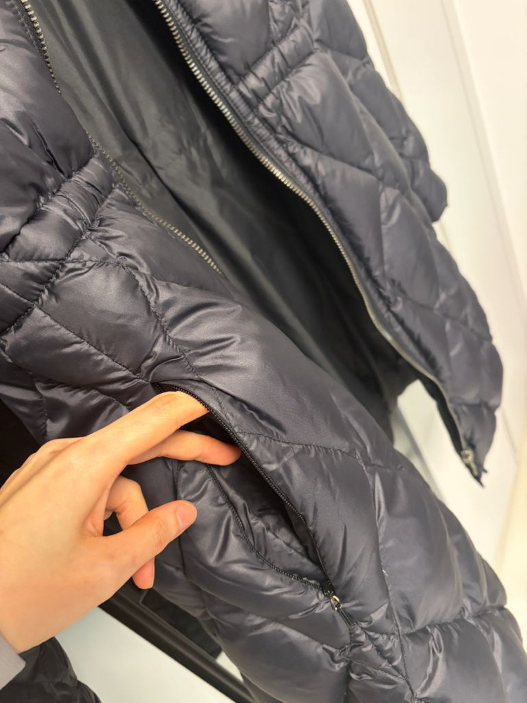 코치(COACH) 명품 패딩 (정품/착샷)--8