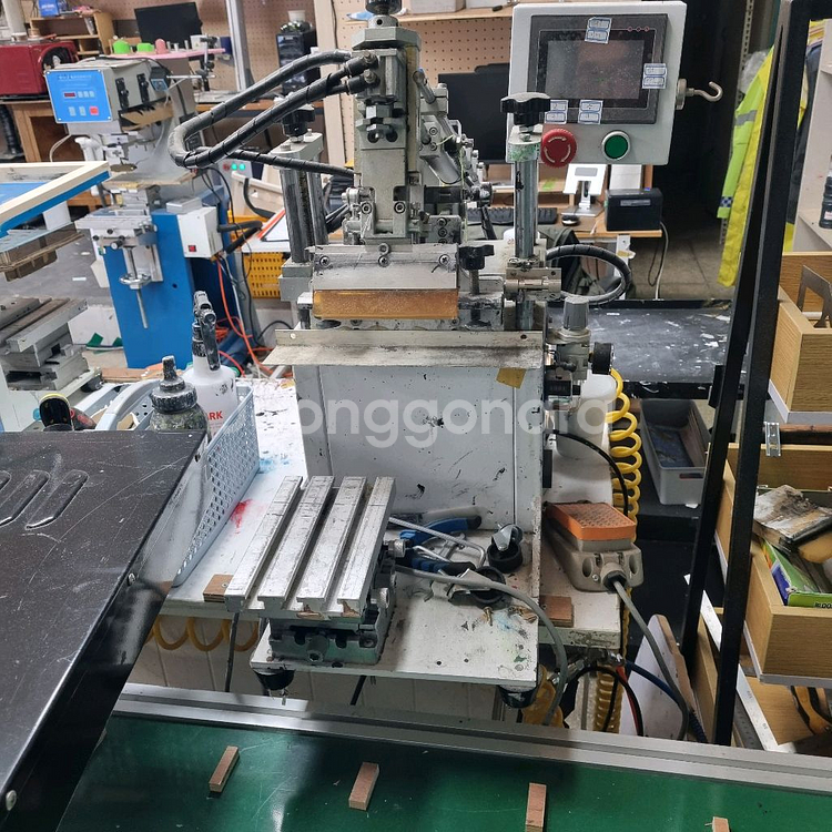 소형 실크스크린 기계 팝니다--1