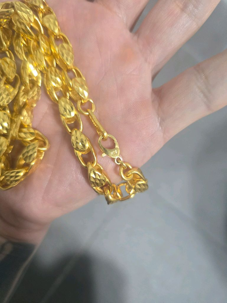 신형 물방울 순금 목걸이 20돈--3