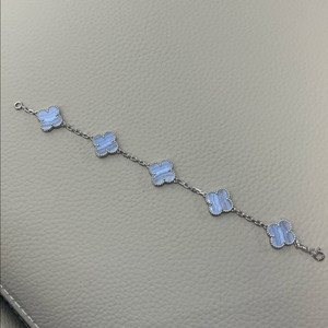 18k 반클리프 칼세도니 팔찌