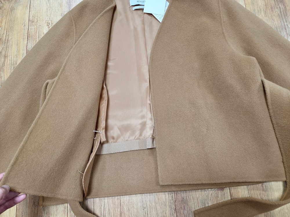 베뉴엣(BENUET) 캐시울 have 해브 코트 프리사이즈 새상품--6