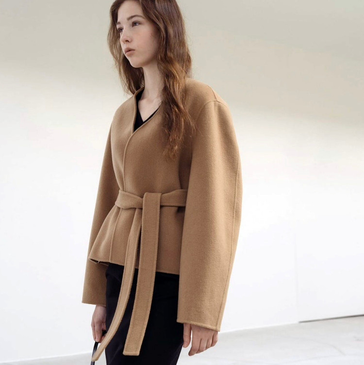 베뉴엣(BENUET) 캐시울 have 해브 코트 프리사이즈 새상품--2