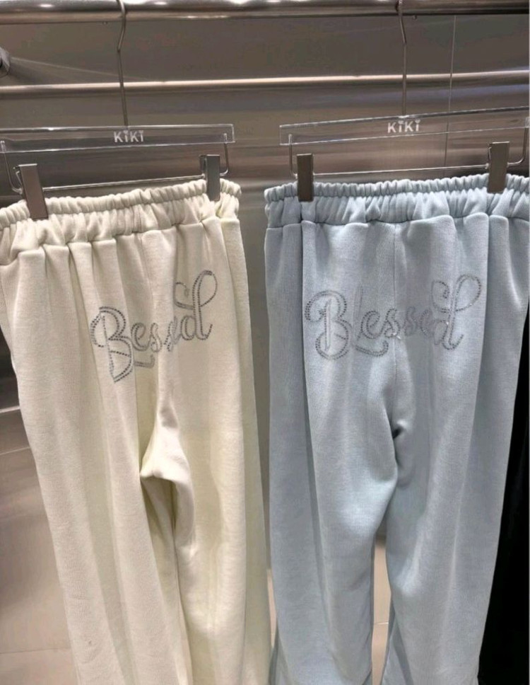 후드퍼 크롭 집업 와이드팬츠(새상품)--5