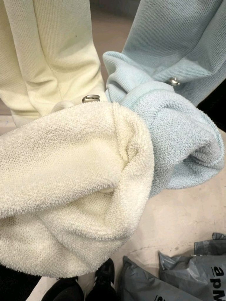 후드퍼 크롭 집업 와이드팬츠(새상품)--7